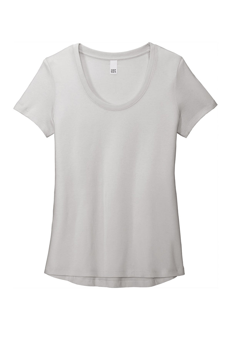 District  Women's Flex Scoop Neck Tee - Silver Mist