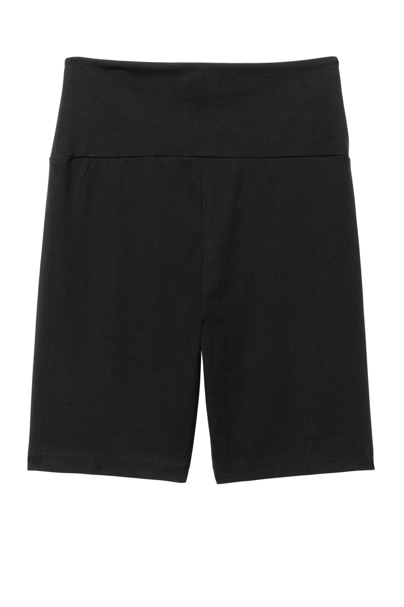 District Women's Flex High-Waist Bike Short - Black