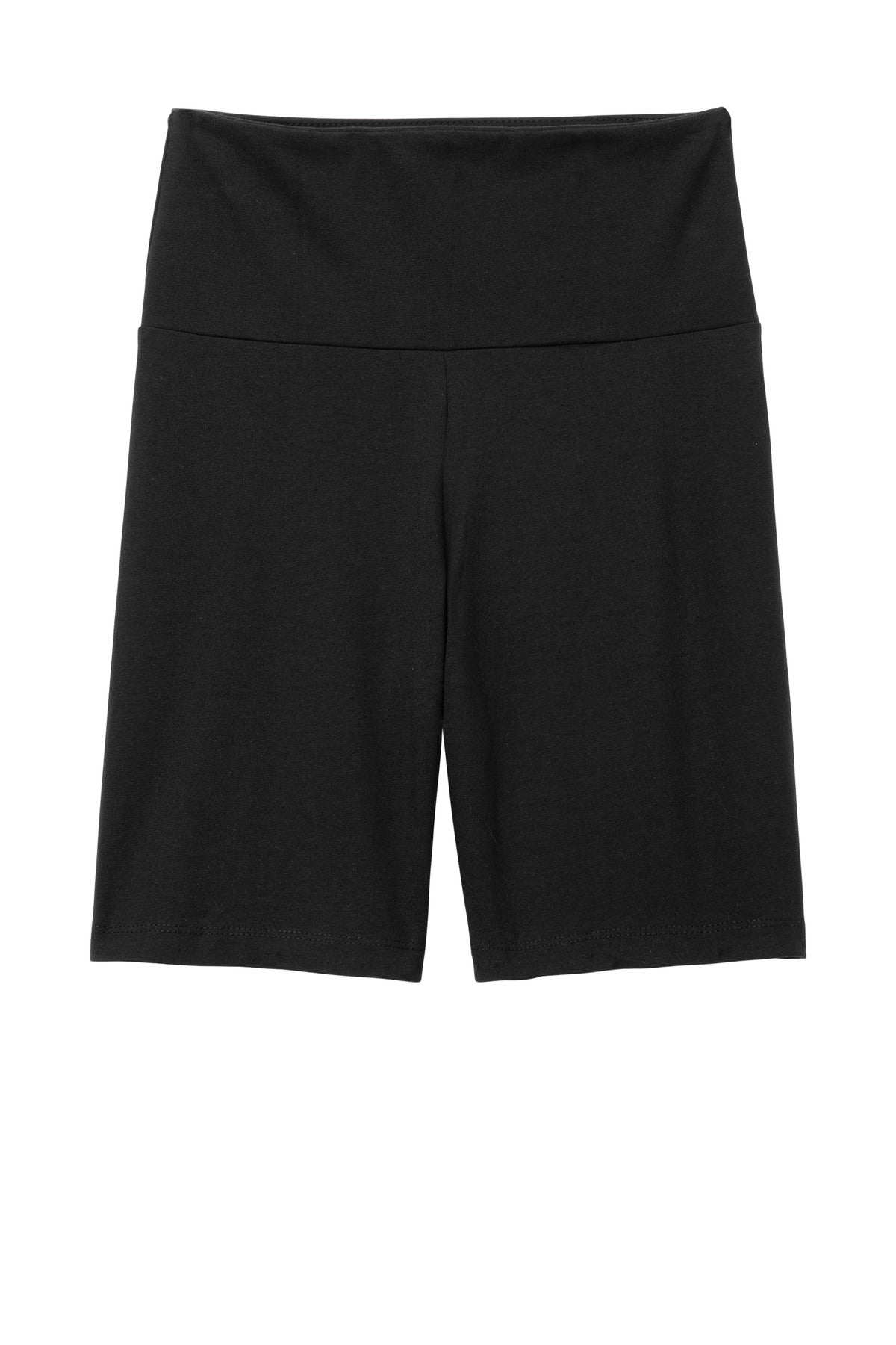 District Women's Flex High-Waist Bike Short - Black