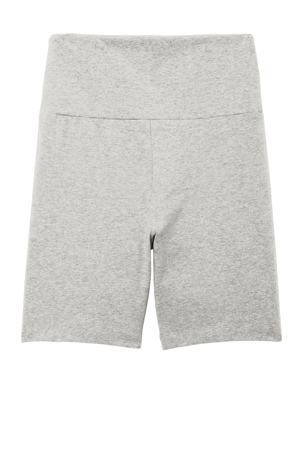 District Women's Flex High-Waist Bike Short - Light Heather Grey