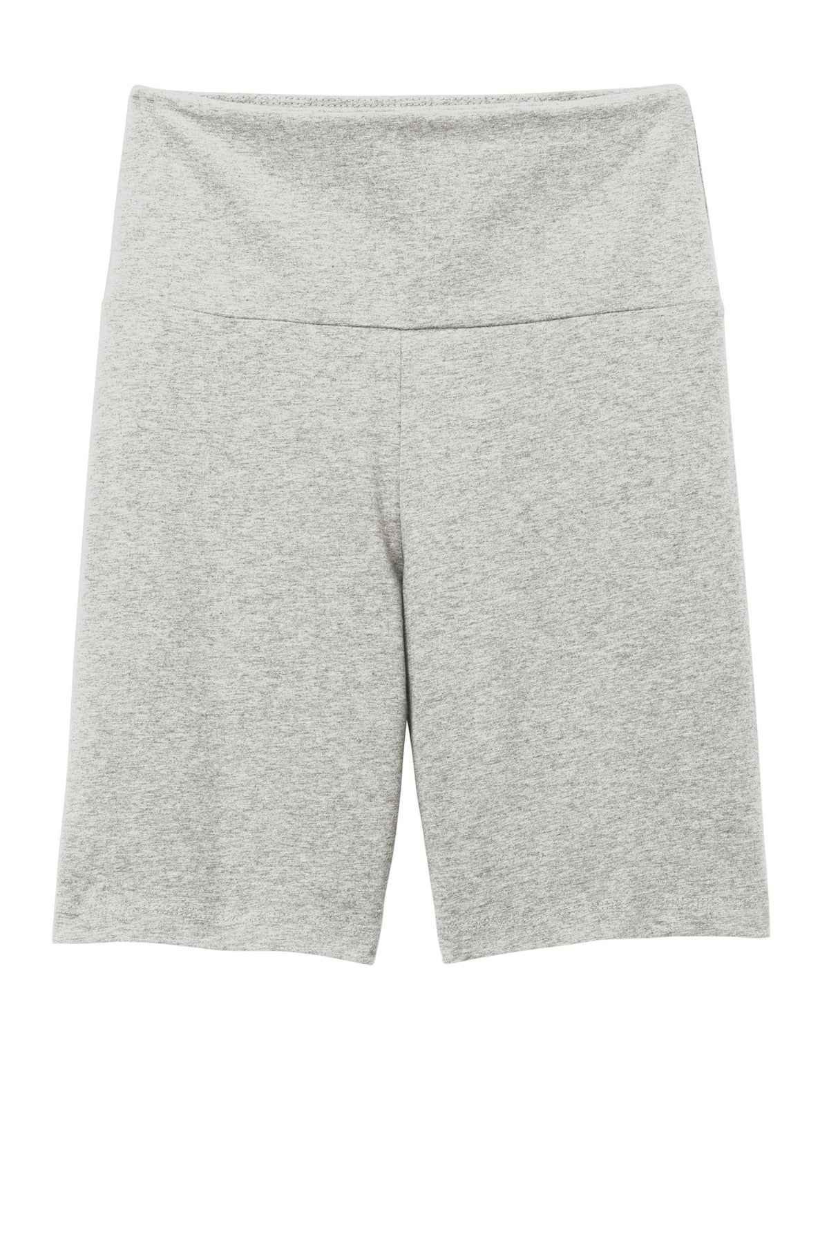 District Women's Flex High-Waist Bike Short - Light Heather Grey