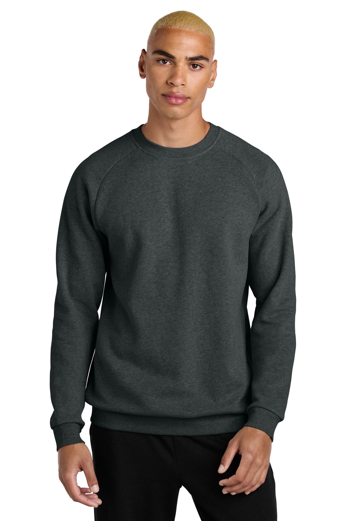 District Cloud Fleece Crew - Heathered Charcoal