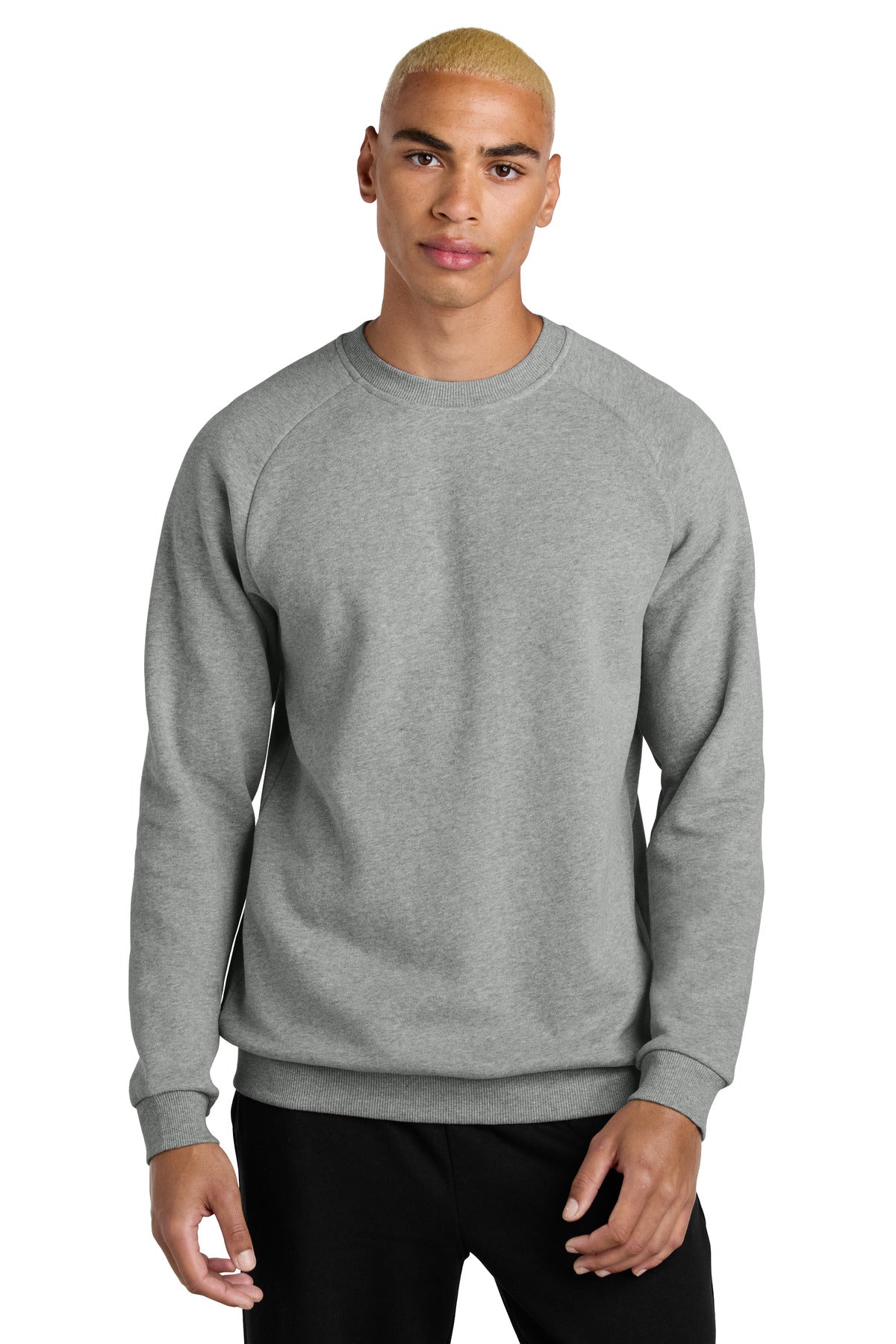 District Cloud Fleece Crew - Heathered Steel