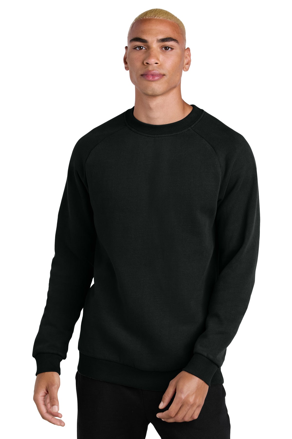 District Cloud Fleece Crew - Jet Black