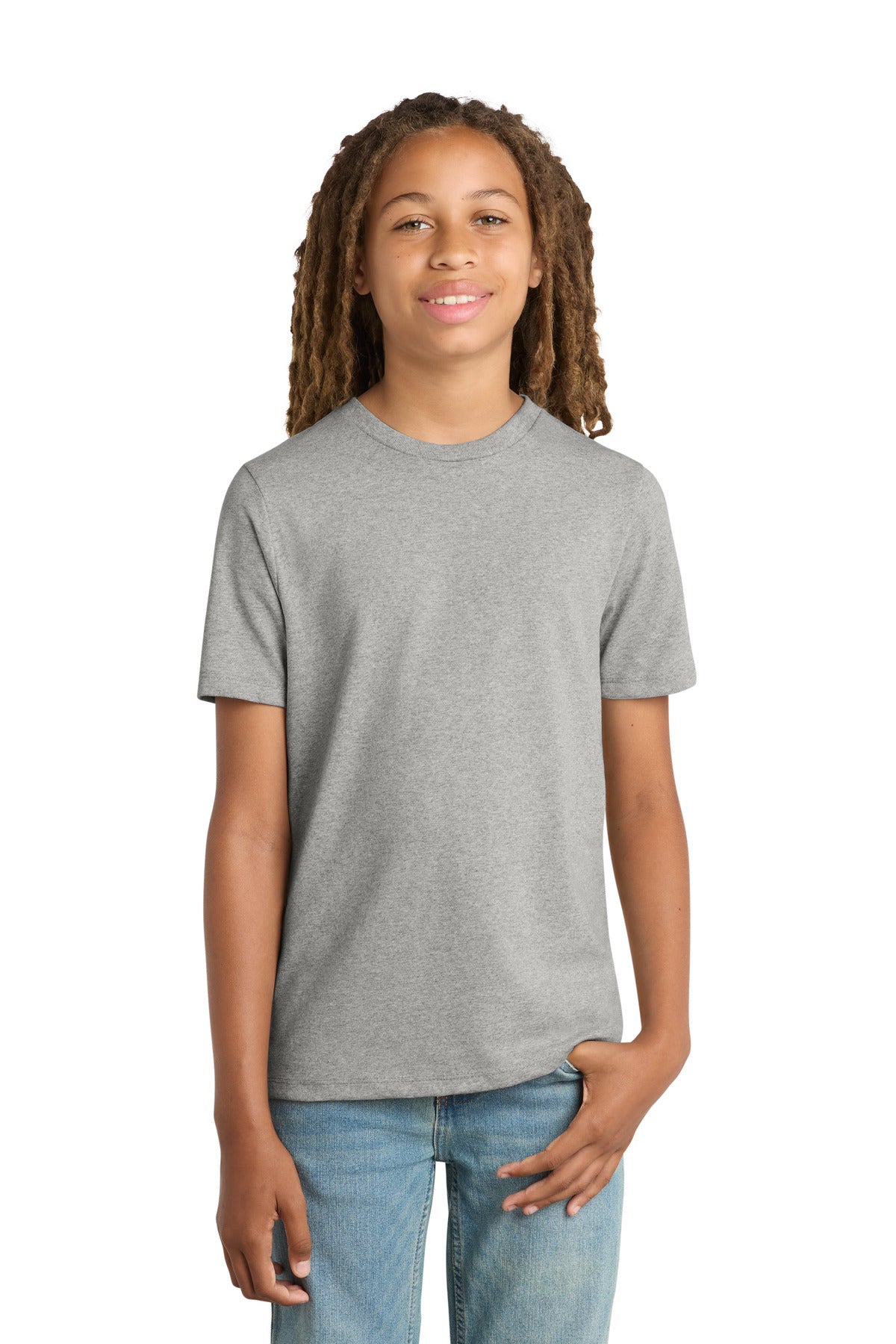 District  Youth Re-Tee - Light Heather Grey