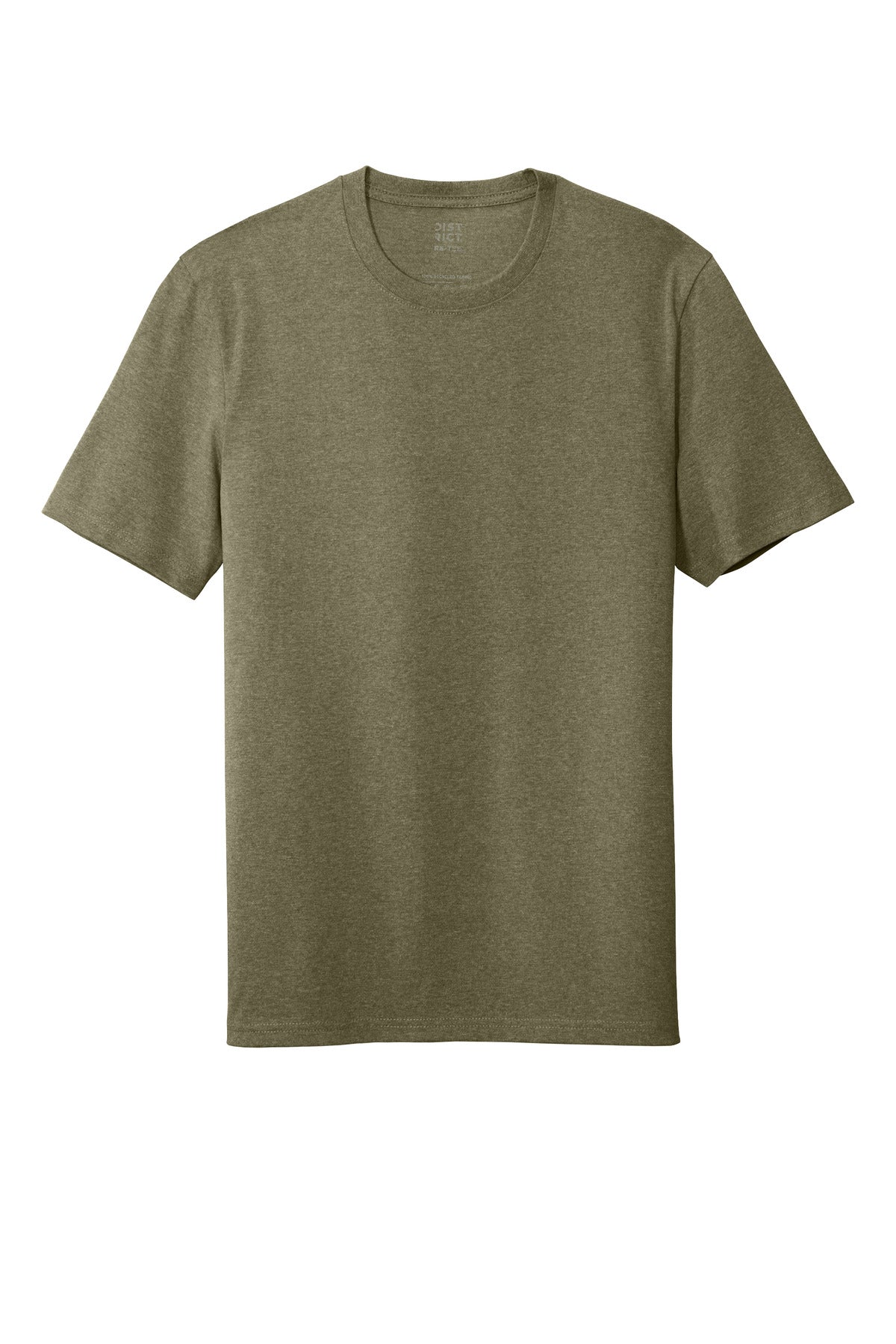 District  Re-Tee - Light Olive Heather