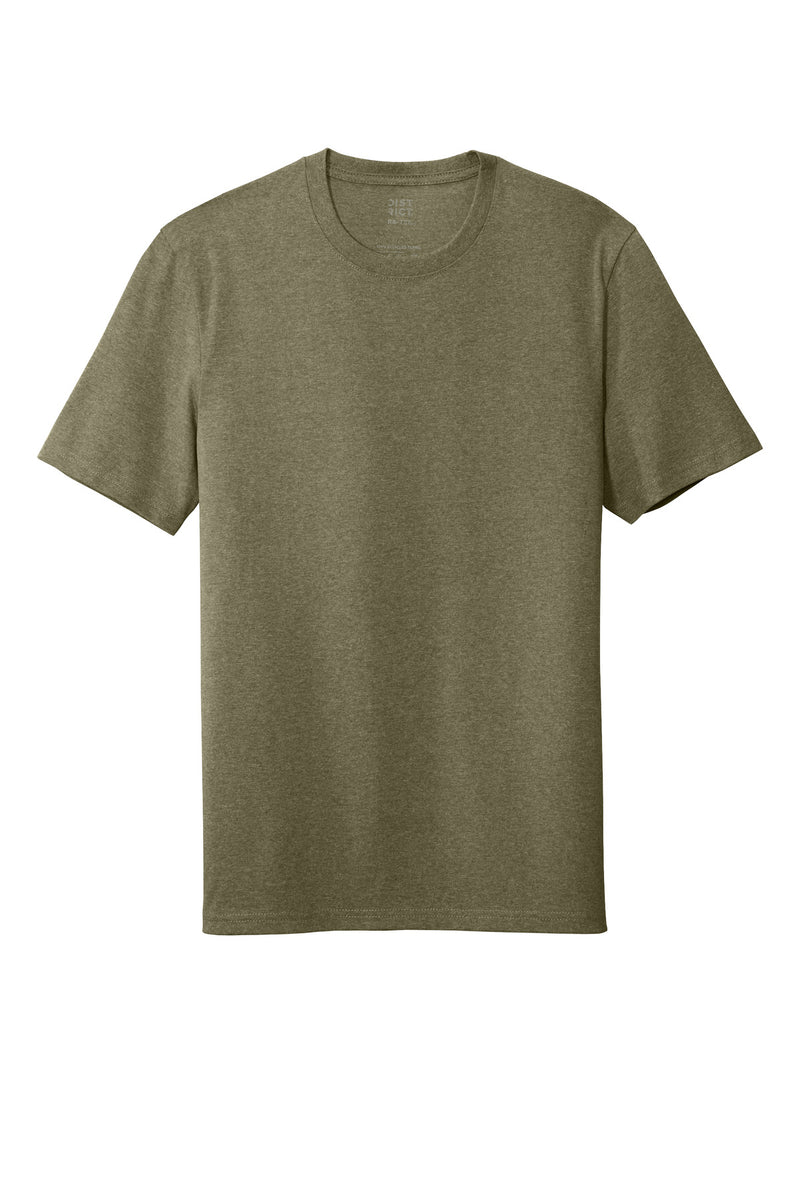 District  Re-Tee - Light Olive Heather