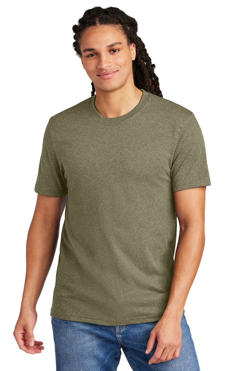 District  Re-Tee - Light Olive Heather