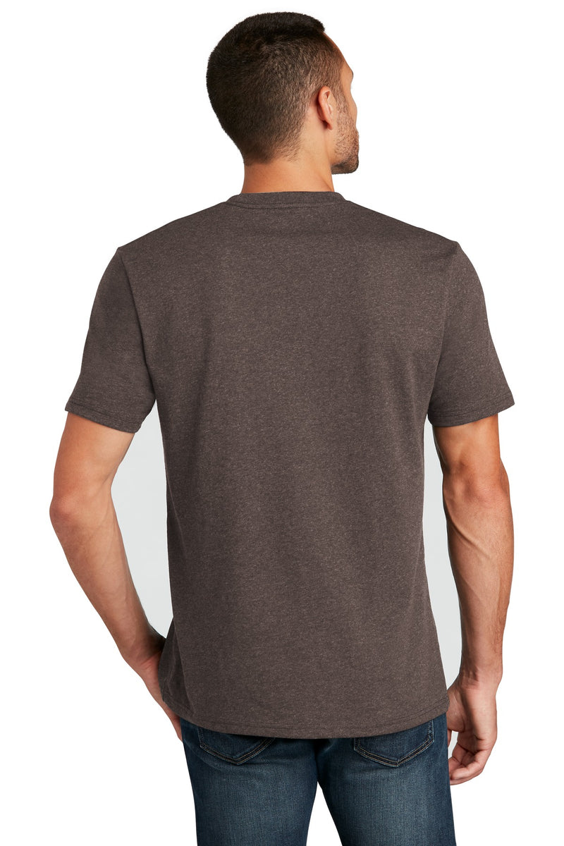 District  Re-Tee - Deep Brown Heather