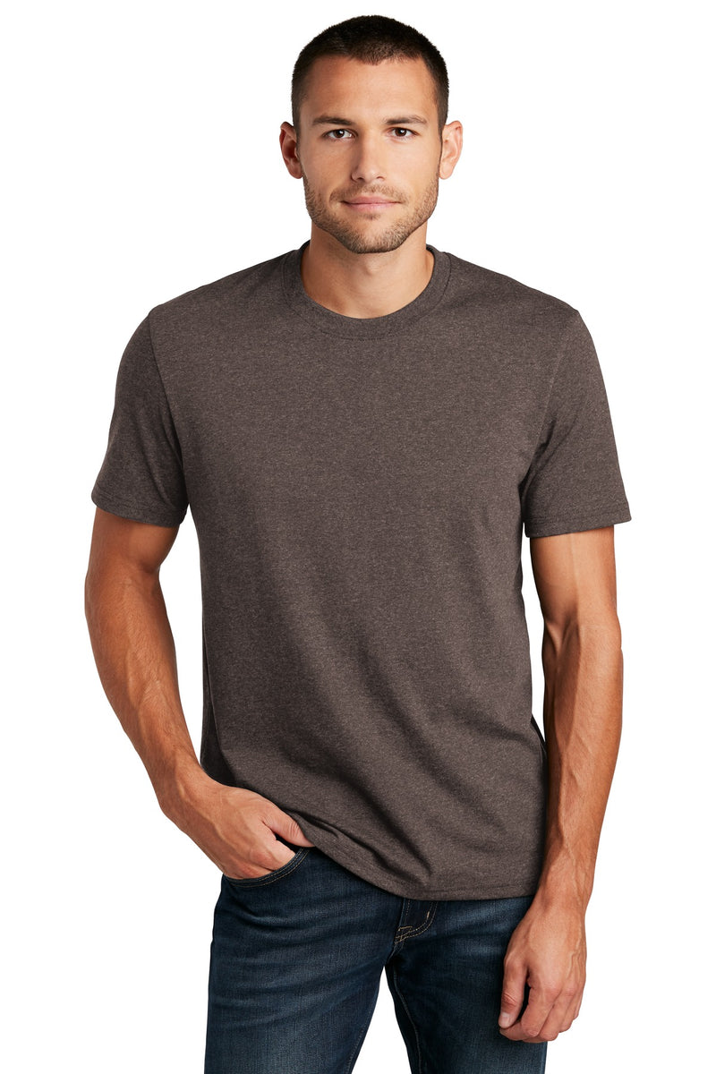 District  Re-Tee - Deep Brown Heather