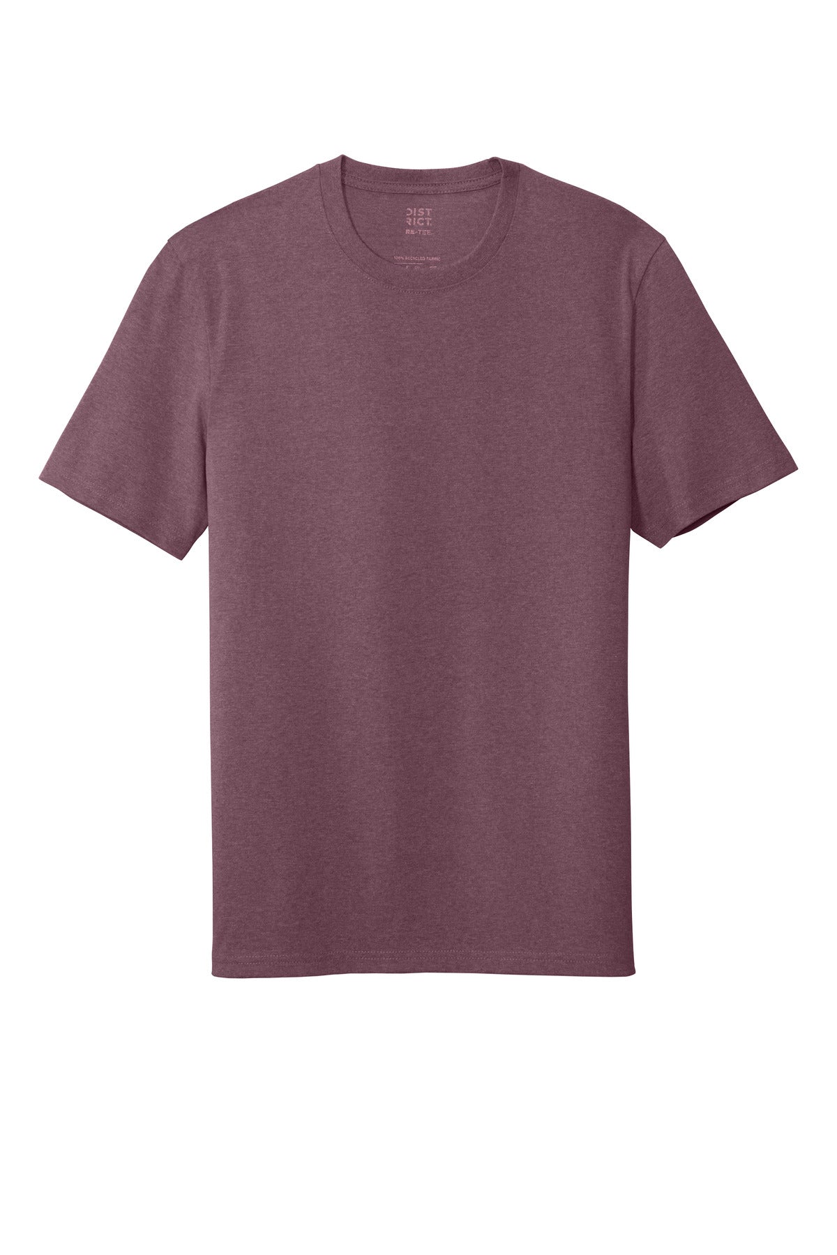District  Re-Tee - Maroon Heather
