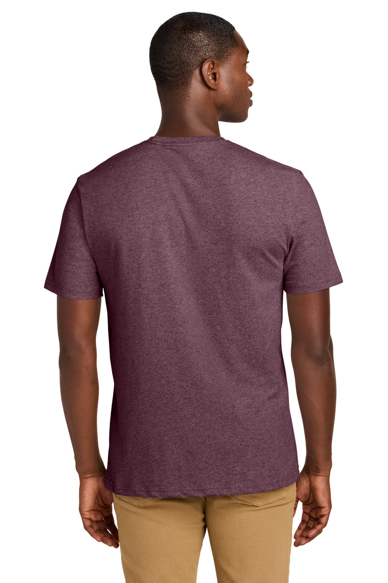 District  Re-Tee - Maroon Heather