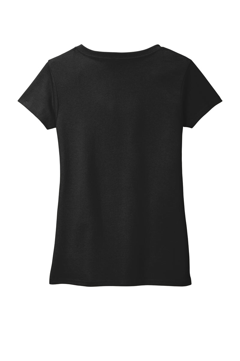District  Women's Re-Tee  V-Neck - Black