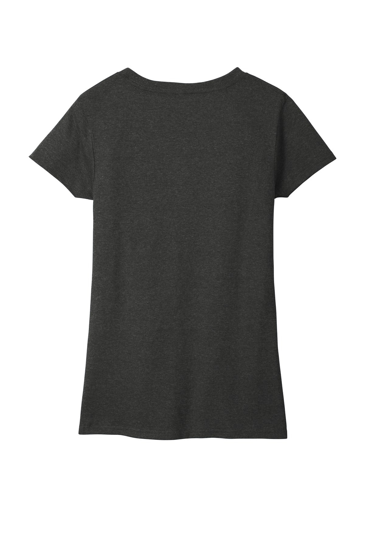 District  Women's Re-Tee  V-Neck - Charcoal Heather