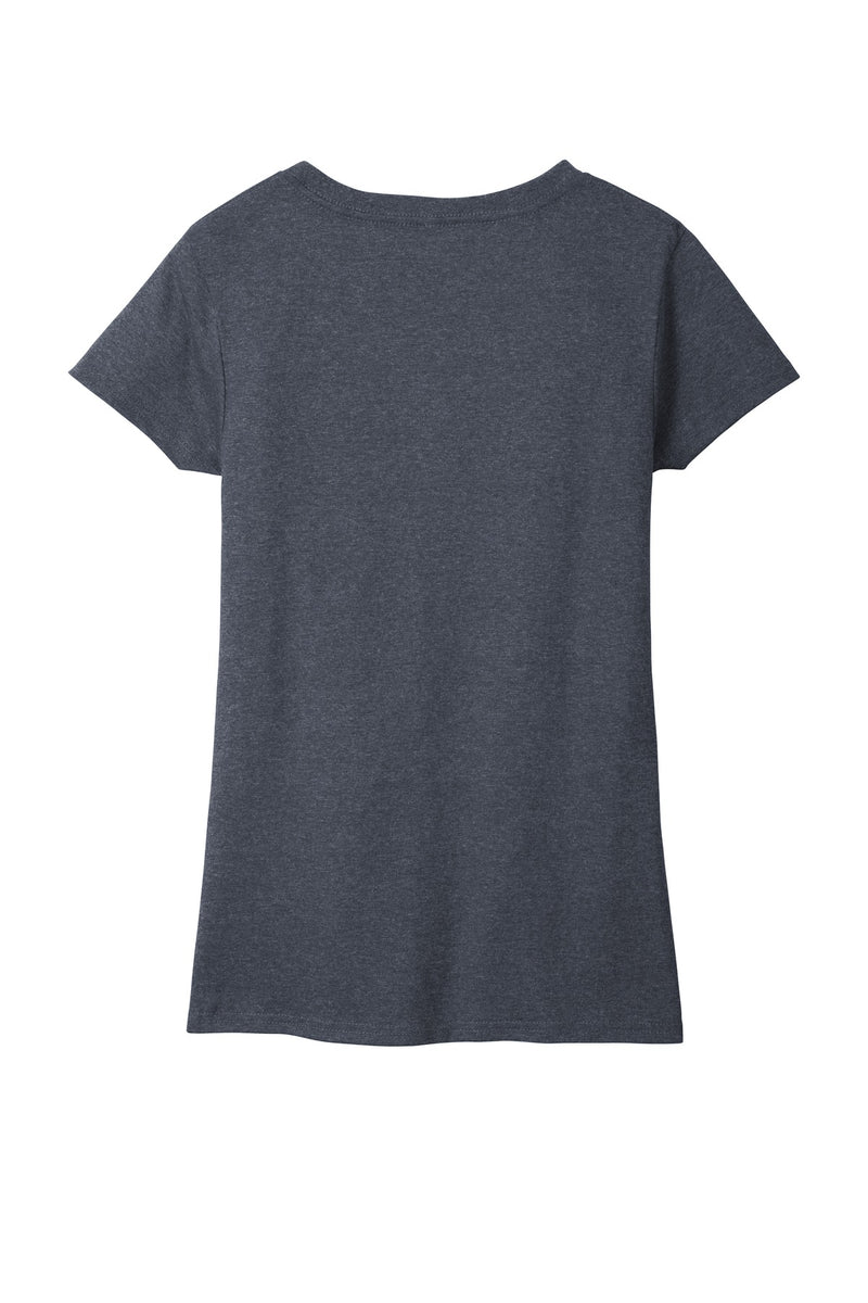 District  Women's Re-Tee  V-Neck - Heathered Navy