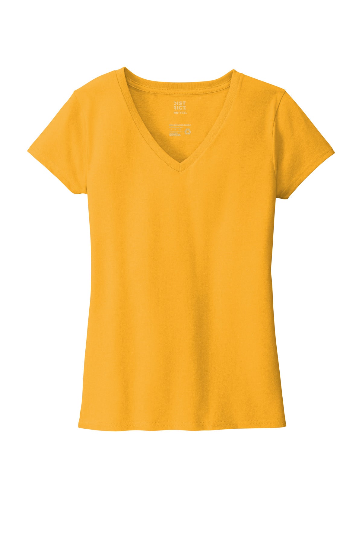 District  Women's Re-Tee  V-Neck - Maize Yellow