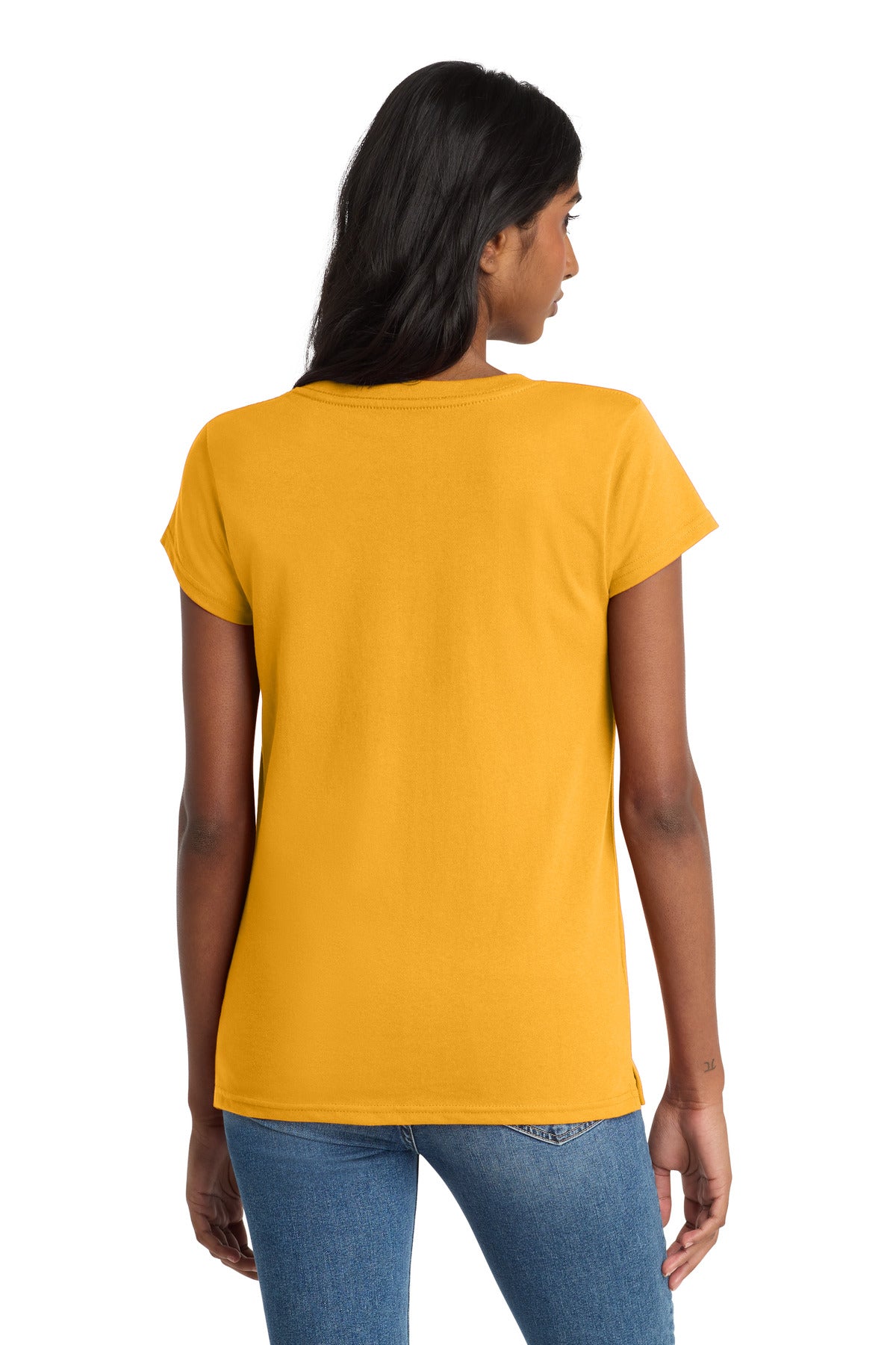 District  Women's Re-Tee  V-Neck - Maize Yellow