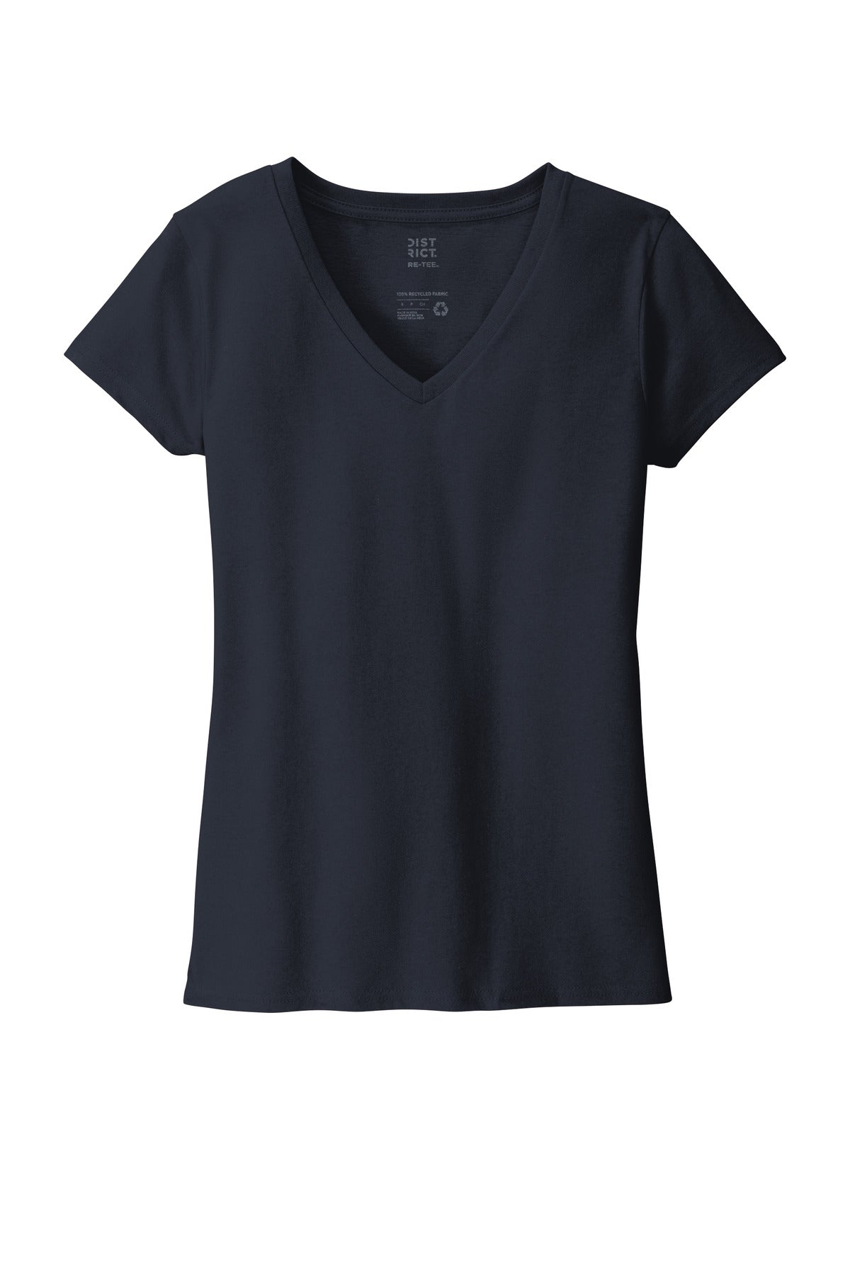 District  Women's Re-Tee  V-Neck - True Navy