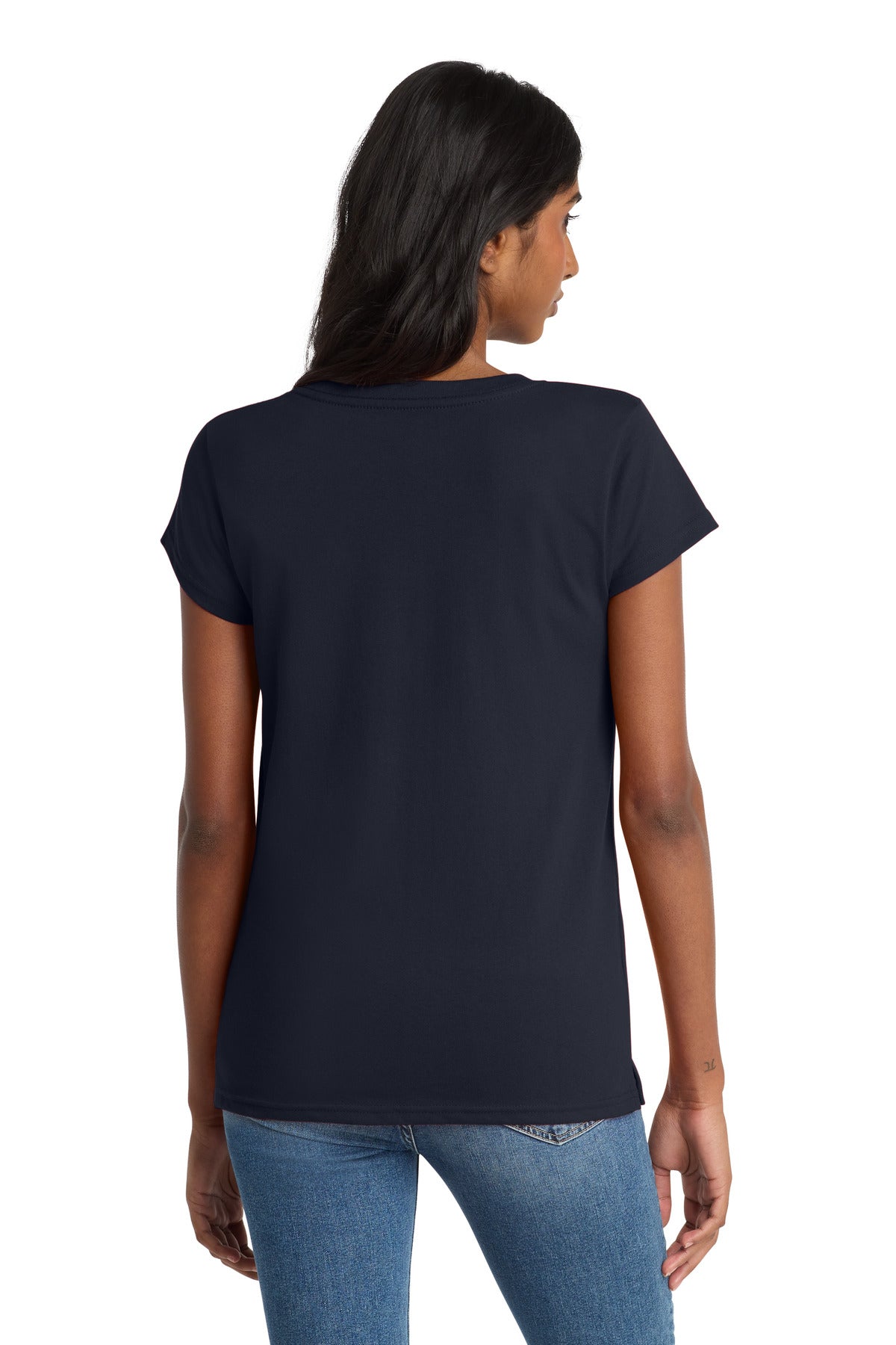 District  Women's Re-Tee  V-Neck - True Navy