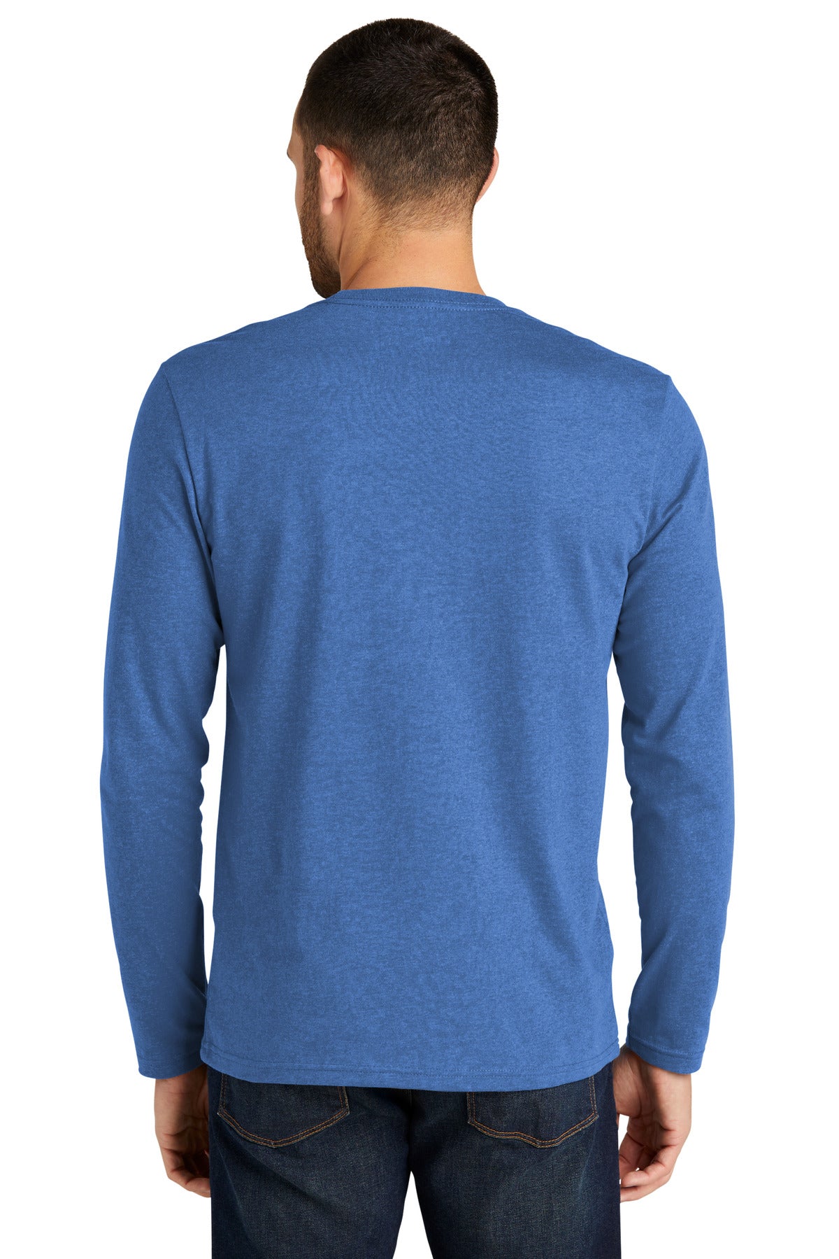 District Re-Tee Long Sleeve - Blue Heather