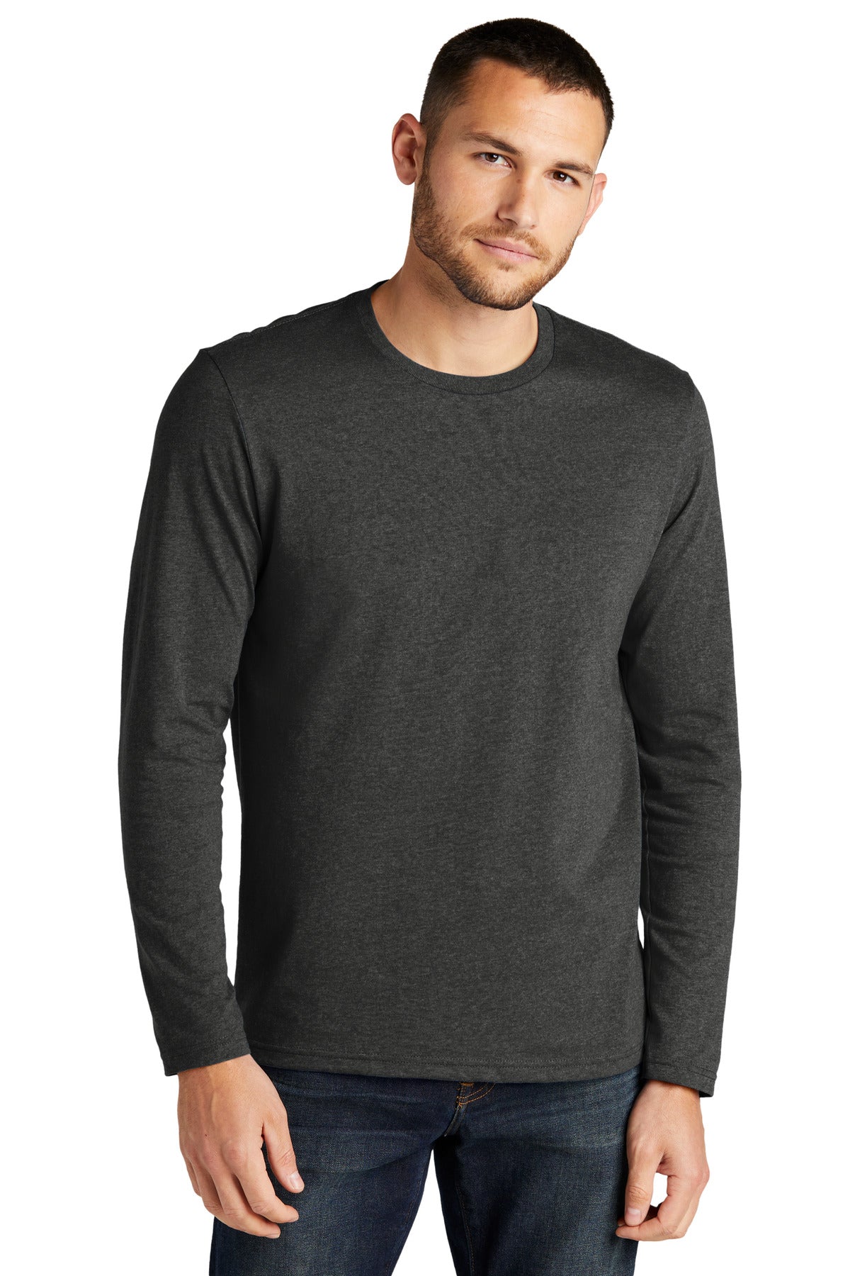 District Re-Tee Long Sleeve - Charcoal Heather