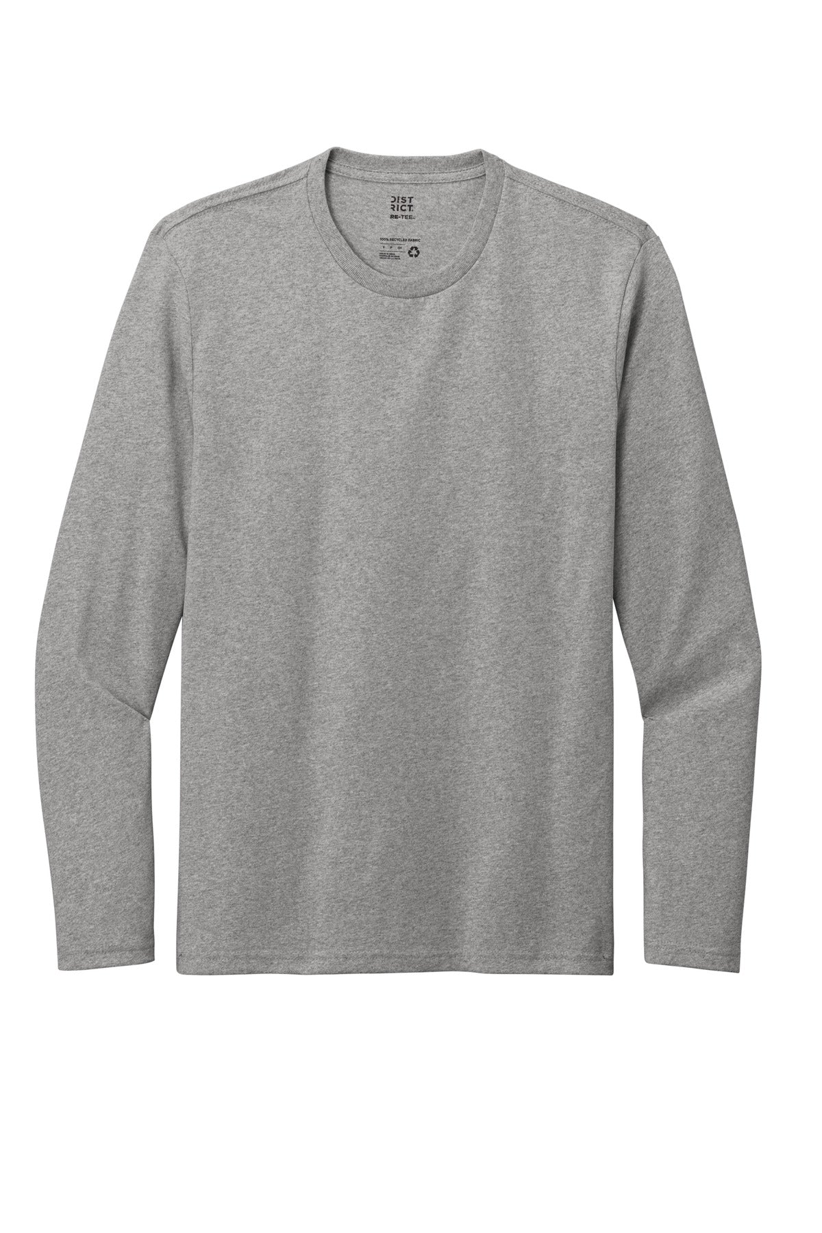 District Re-Tee Long Sleeve - Light Heather Grey