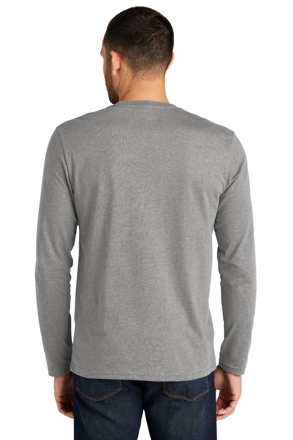 District Re-Tee Long Sleeve - Light Heather Grey