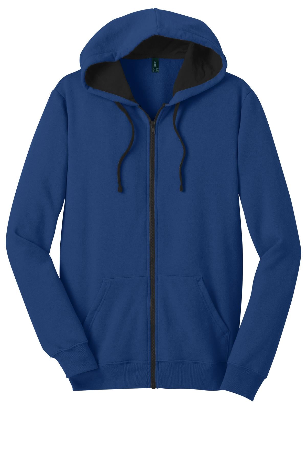 District The Concert Fleece Full-Zip Hoodie - Deep Royal