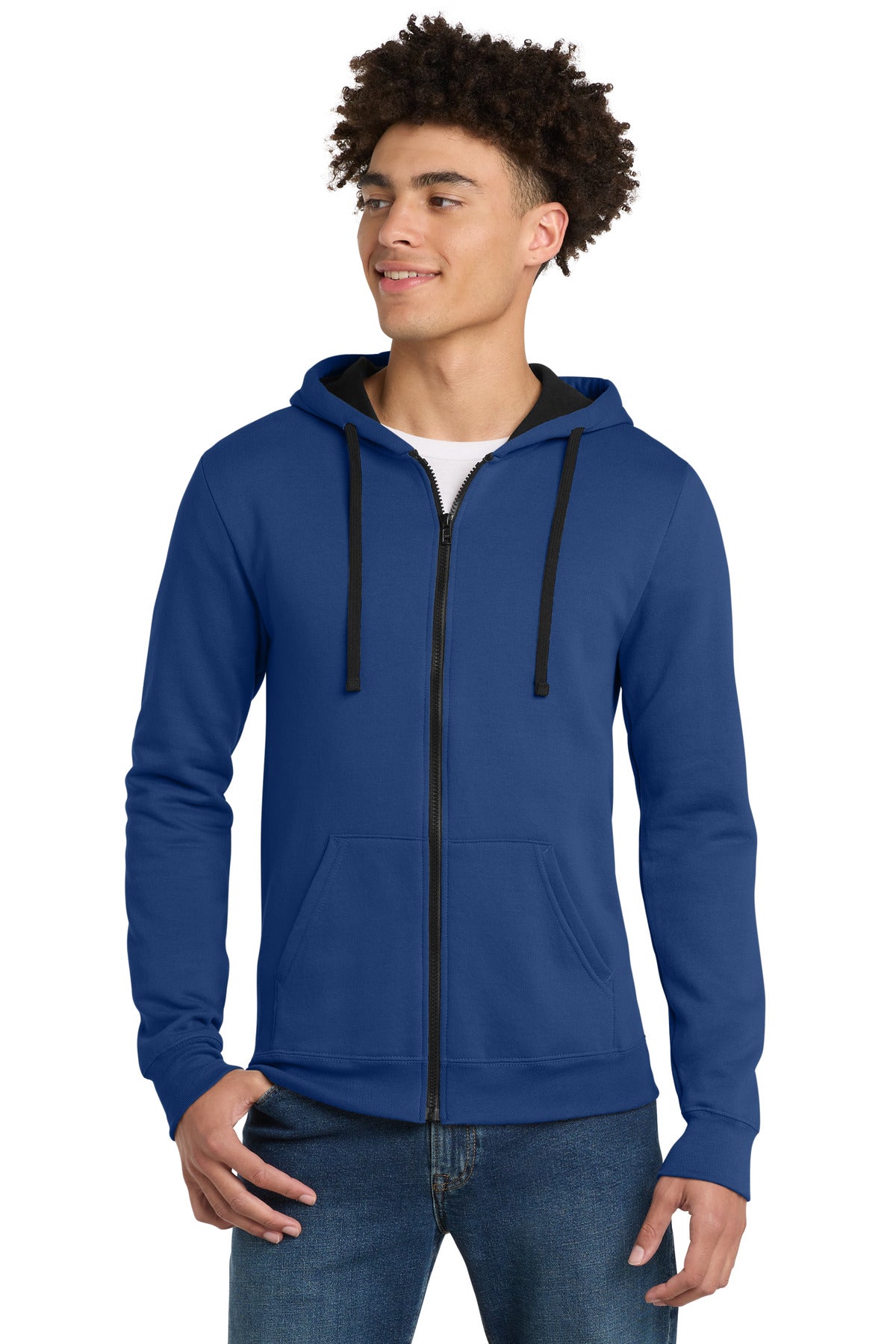 District The Concert Fleece Full-Zip Hoodie - Deep Royal
