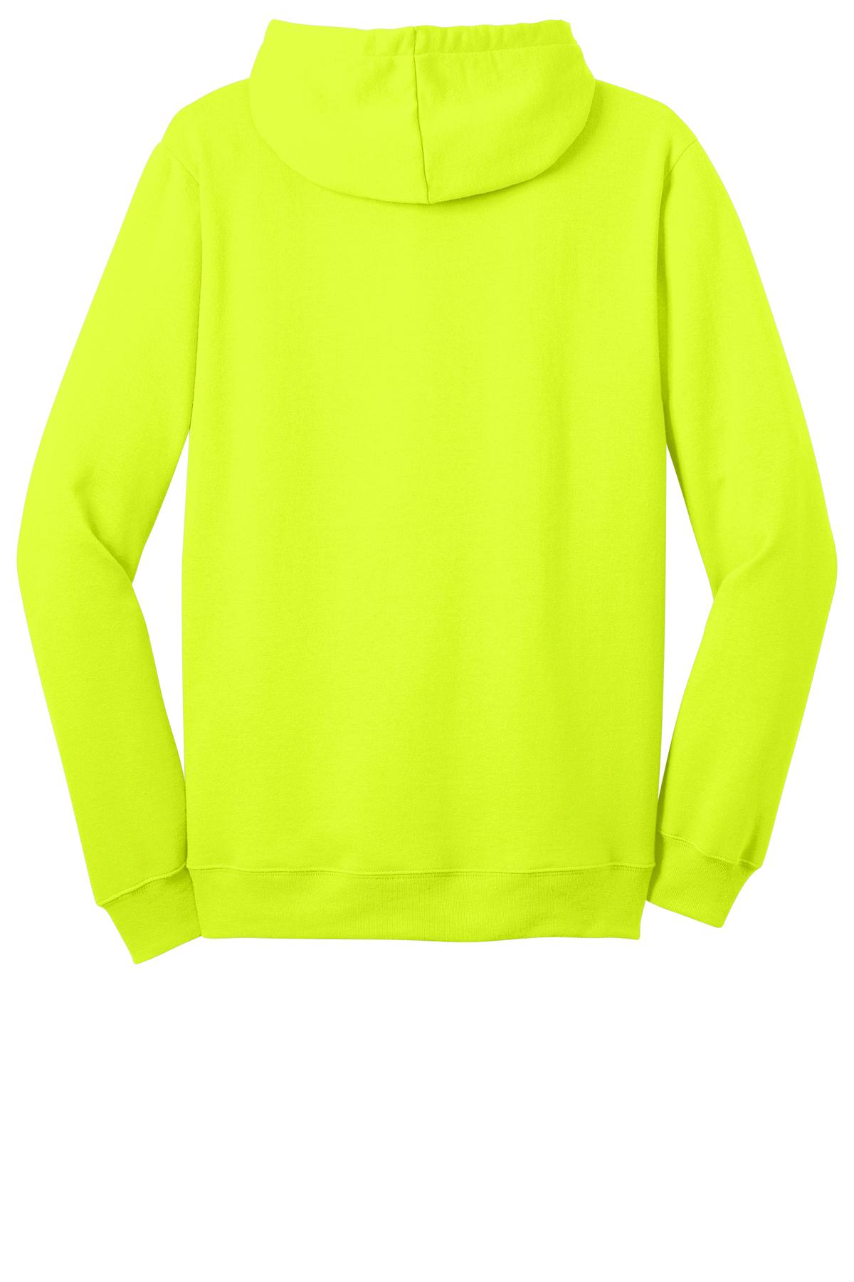 District The Concert Fleece Full-Zip Hoodie - Neon Yellow
