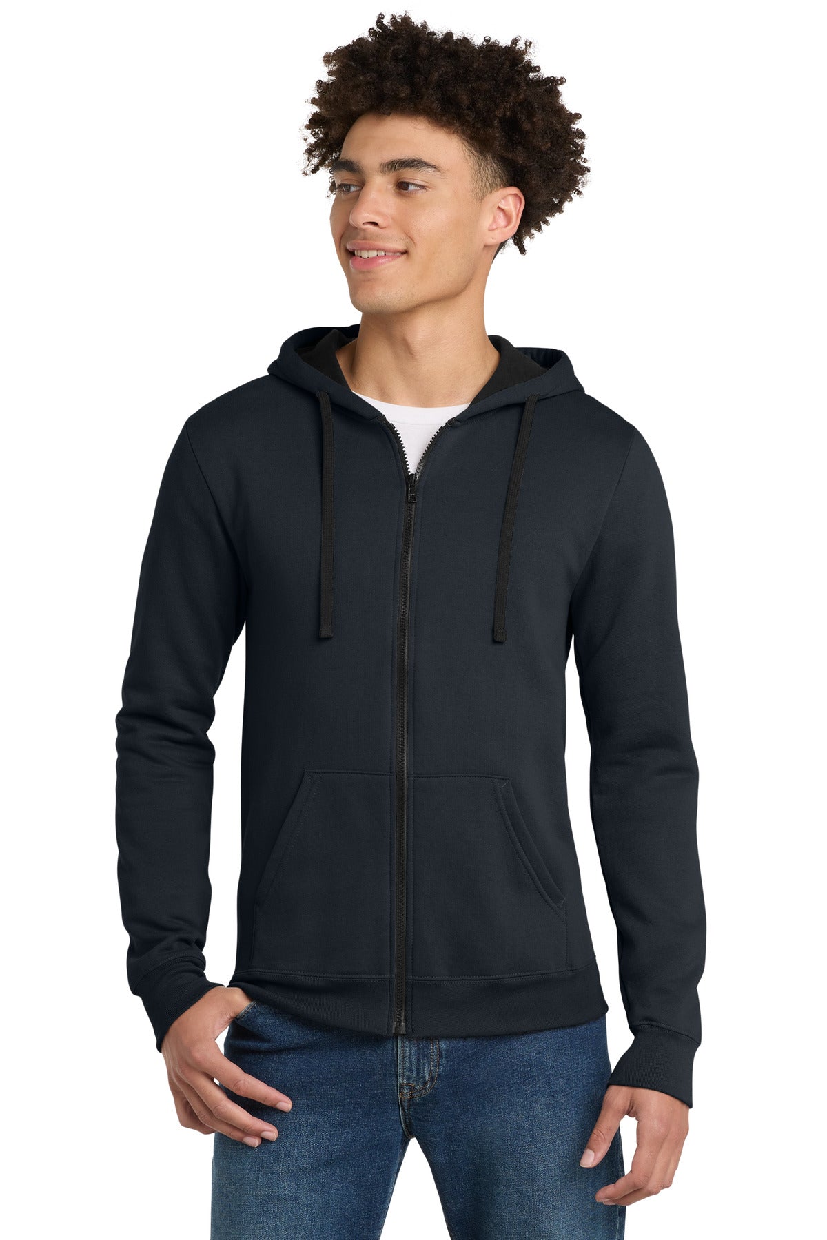 District The Concert Fleece Full-Zip Hoodie - New Navy