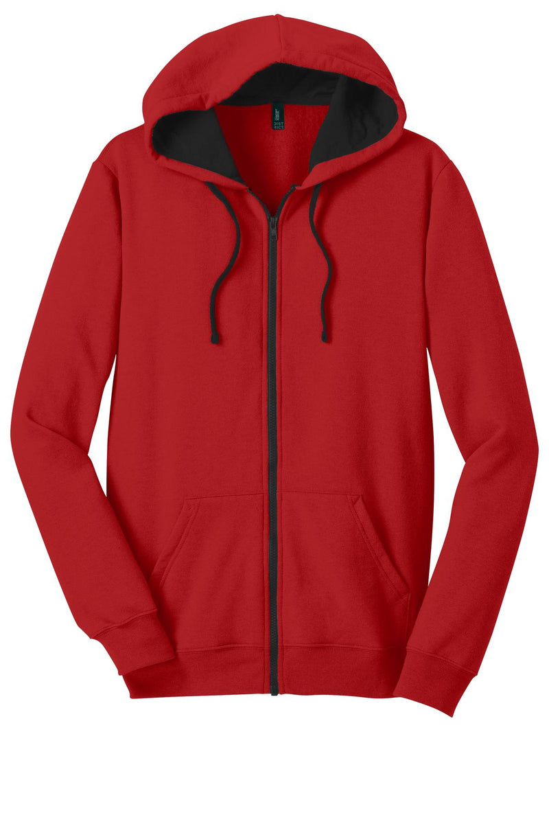 District The Concert Fleece Full-Zip Hoodie - New Red