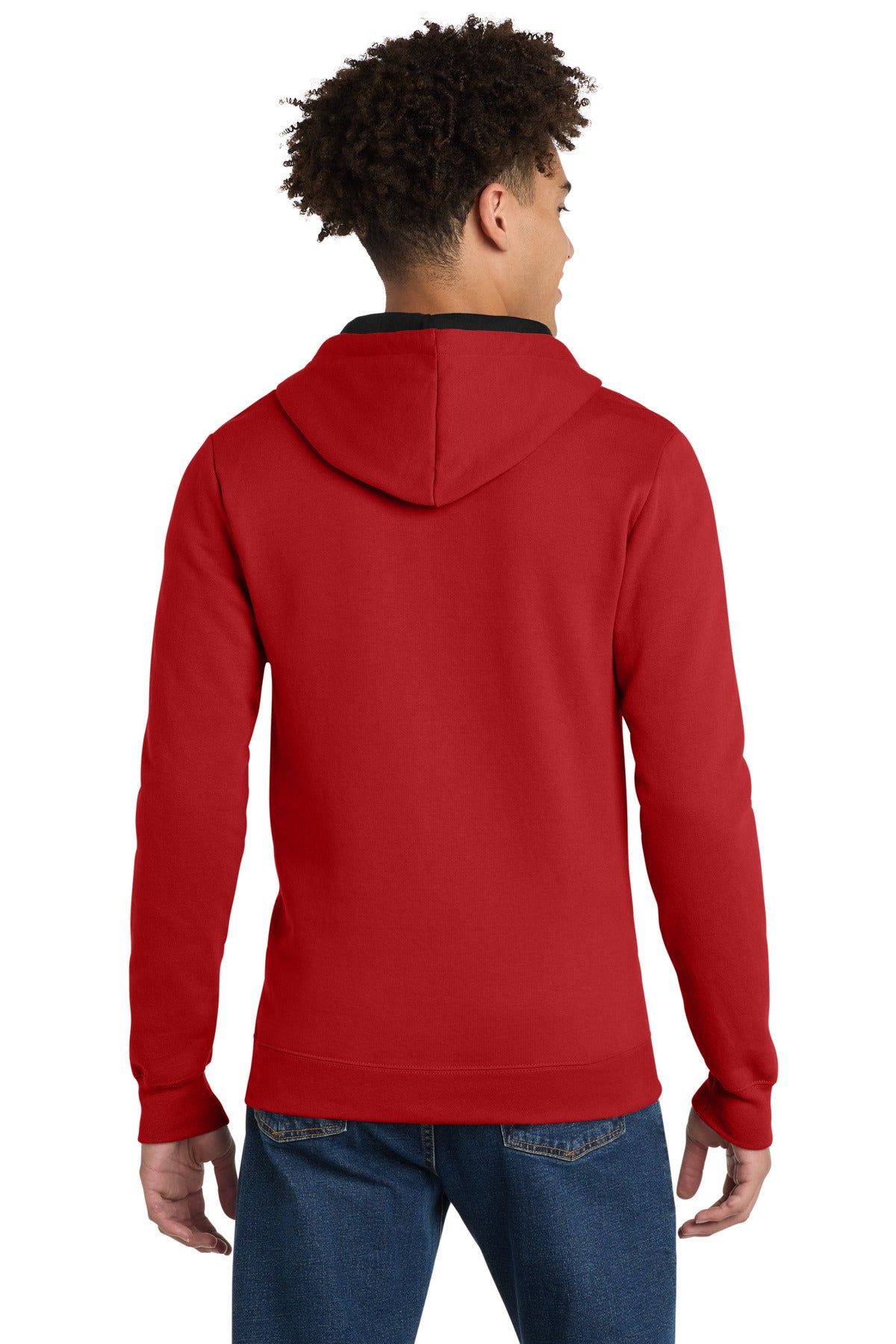 District The Concert Fleece Full-Zip Hoodie - New Red