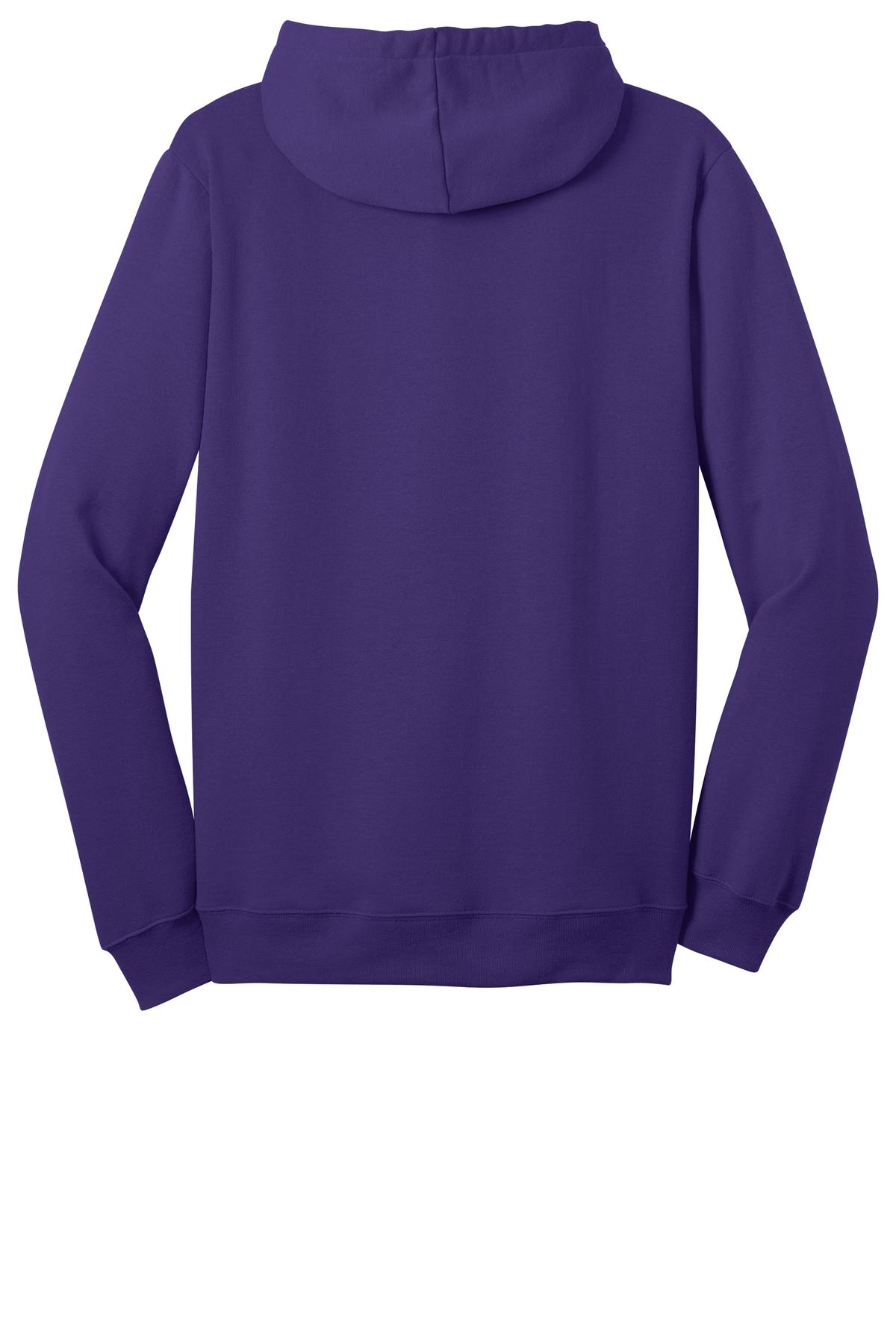 District The Concert Fleece Full-Zip Hoodie - Purple
