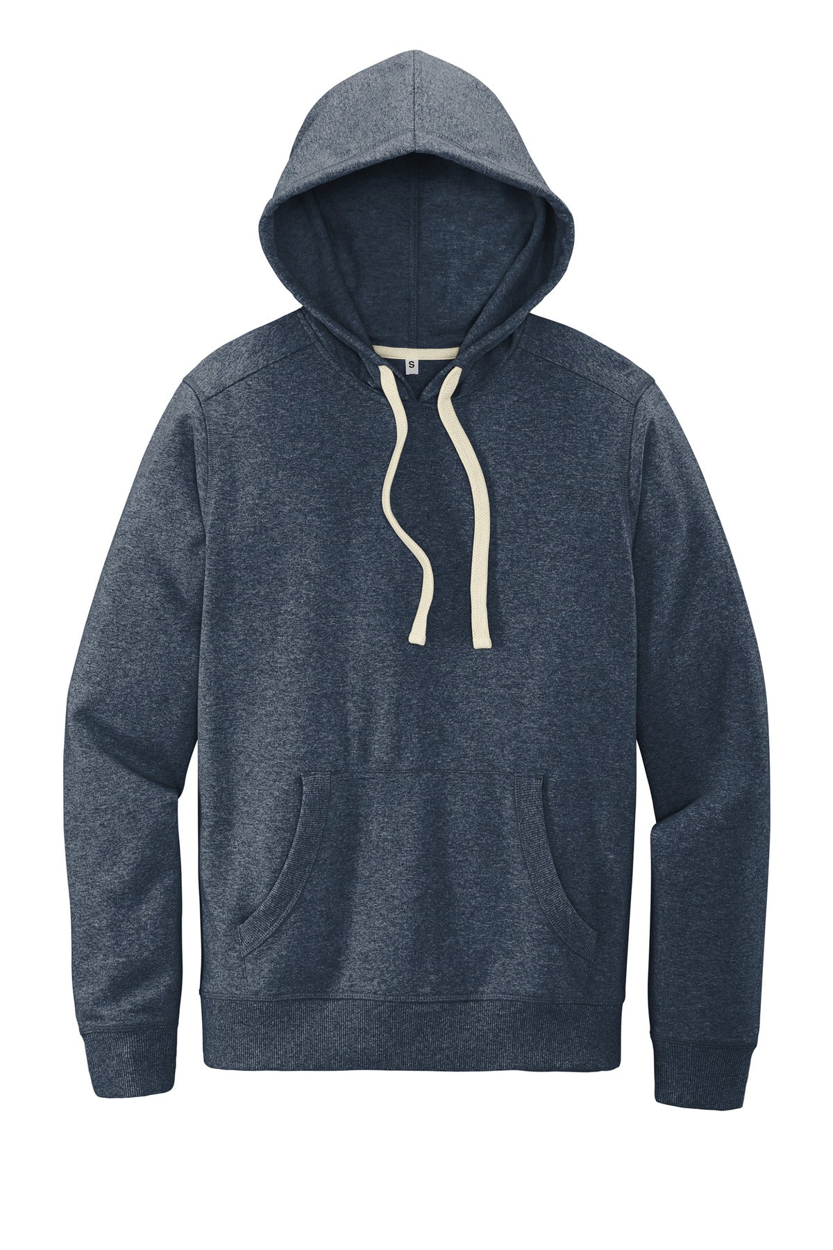 District Re-FleeceHoodie - Heathered Navy