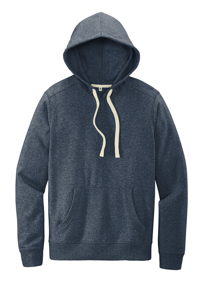 District Re-FleeceHoodie - Heathered Navy