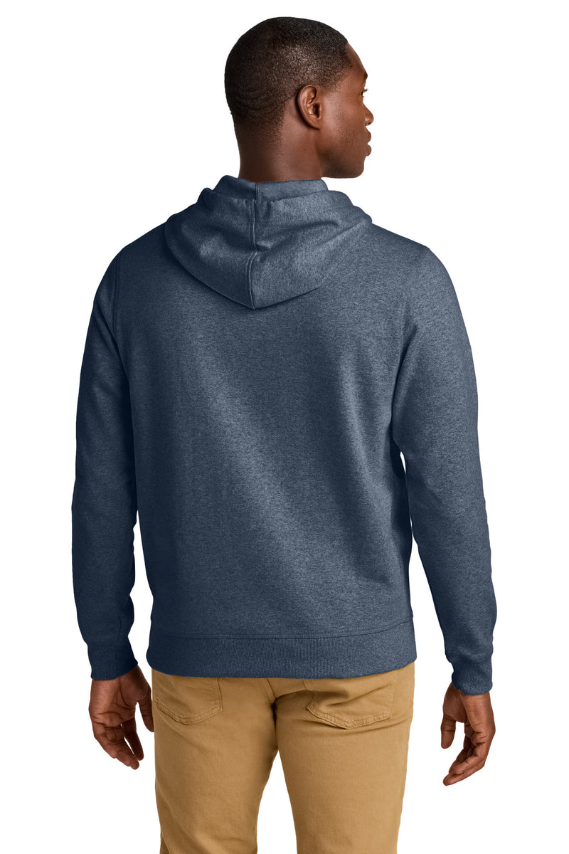 District Re-FleeceHoodie - Heathered Navy
