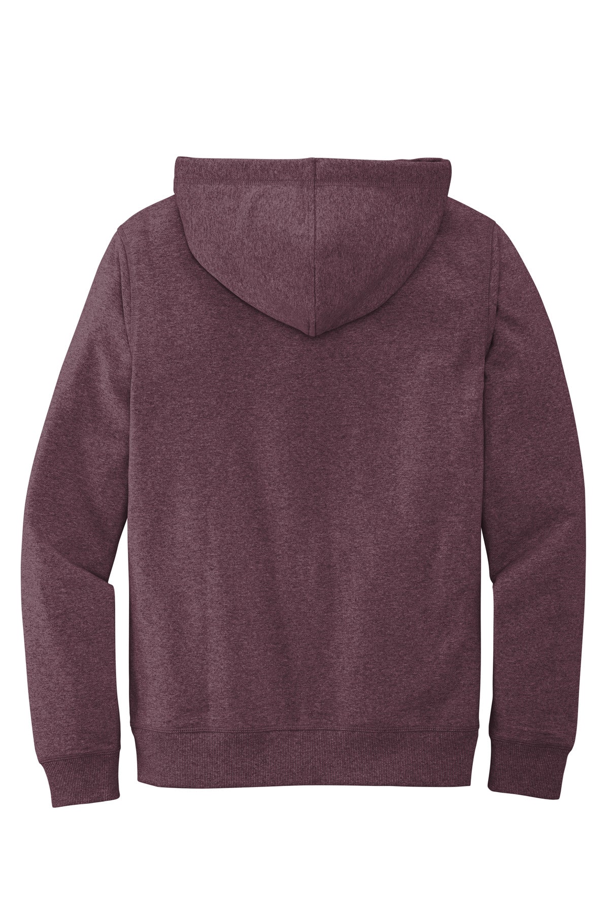 District Re-FleeceHoodie - Maroon Heather