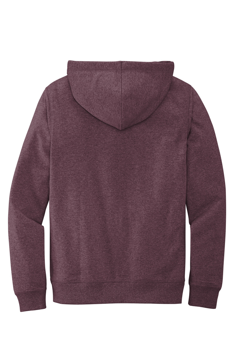 District Re-FleeceHoodie - Maroon Heather