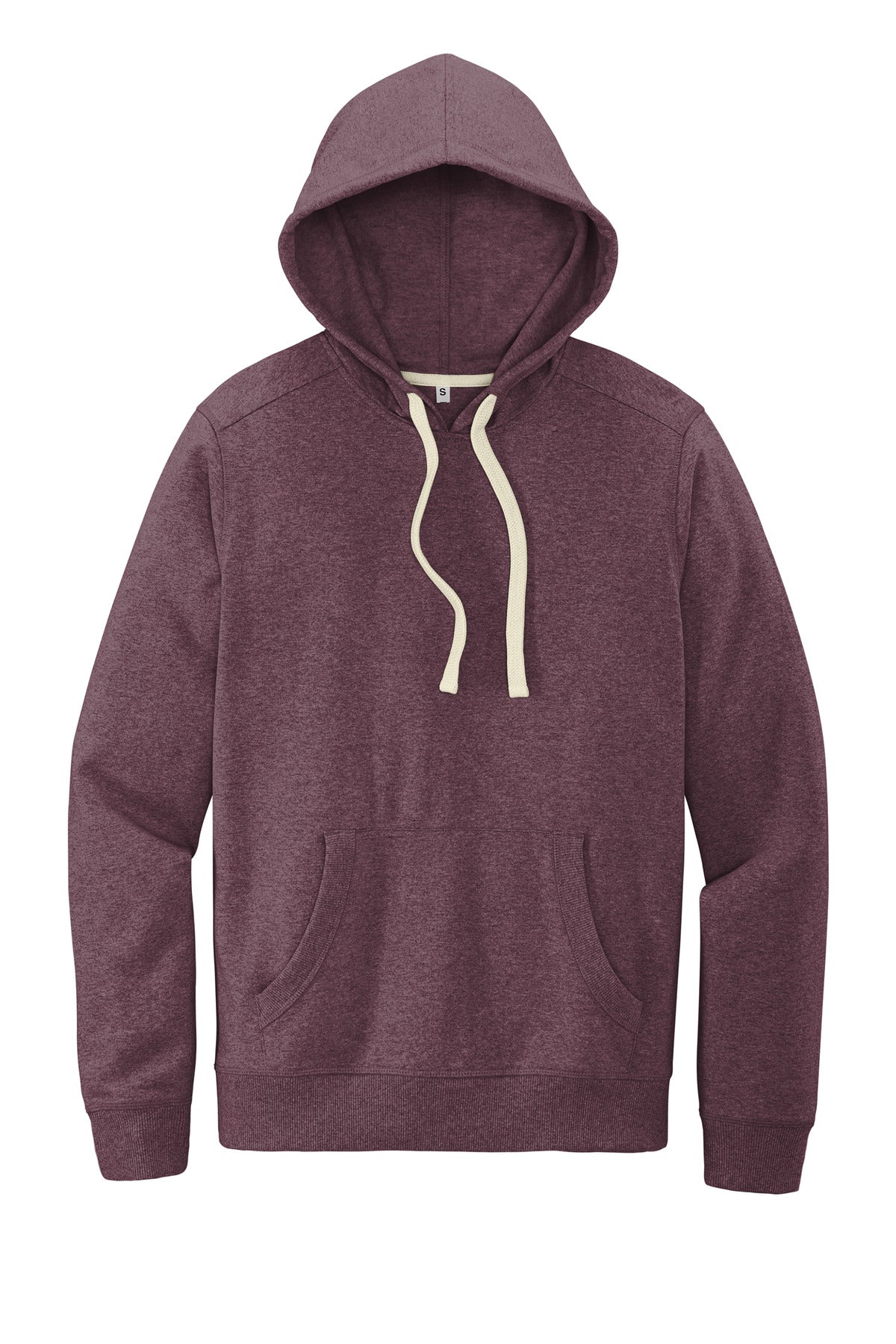 District Re-FleeceHoodie - Maroon Heather