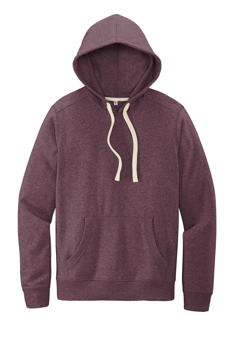 District Re-FleeceHoodie - Maroon Heather