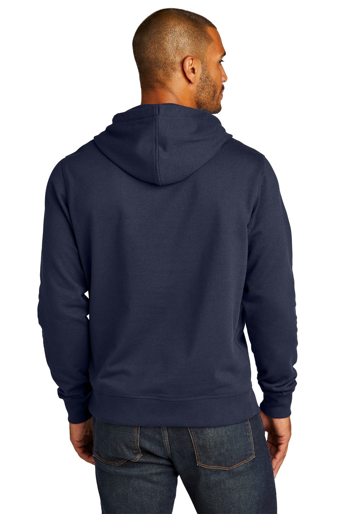 District Re-FleeceHoodie - True Navy