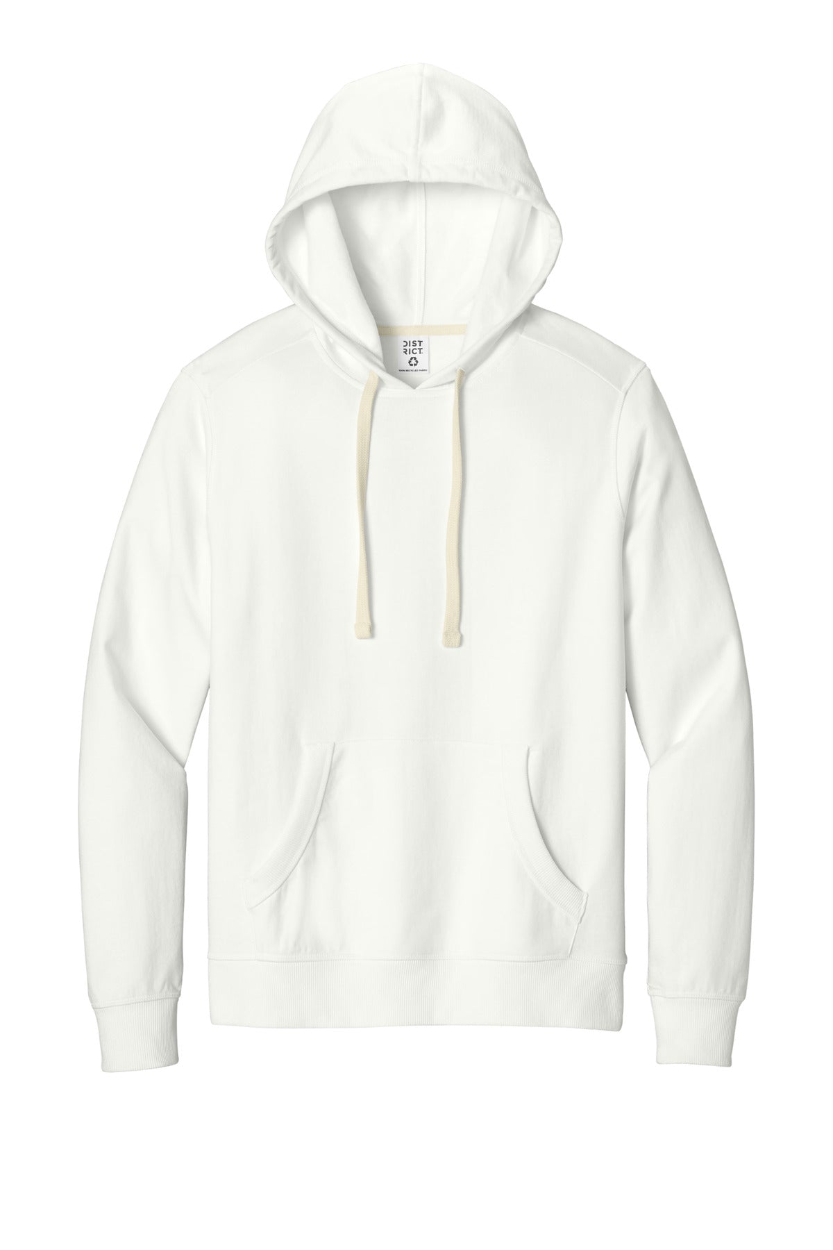 District Re-FleeceHoodie - Vintage White