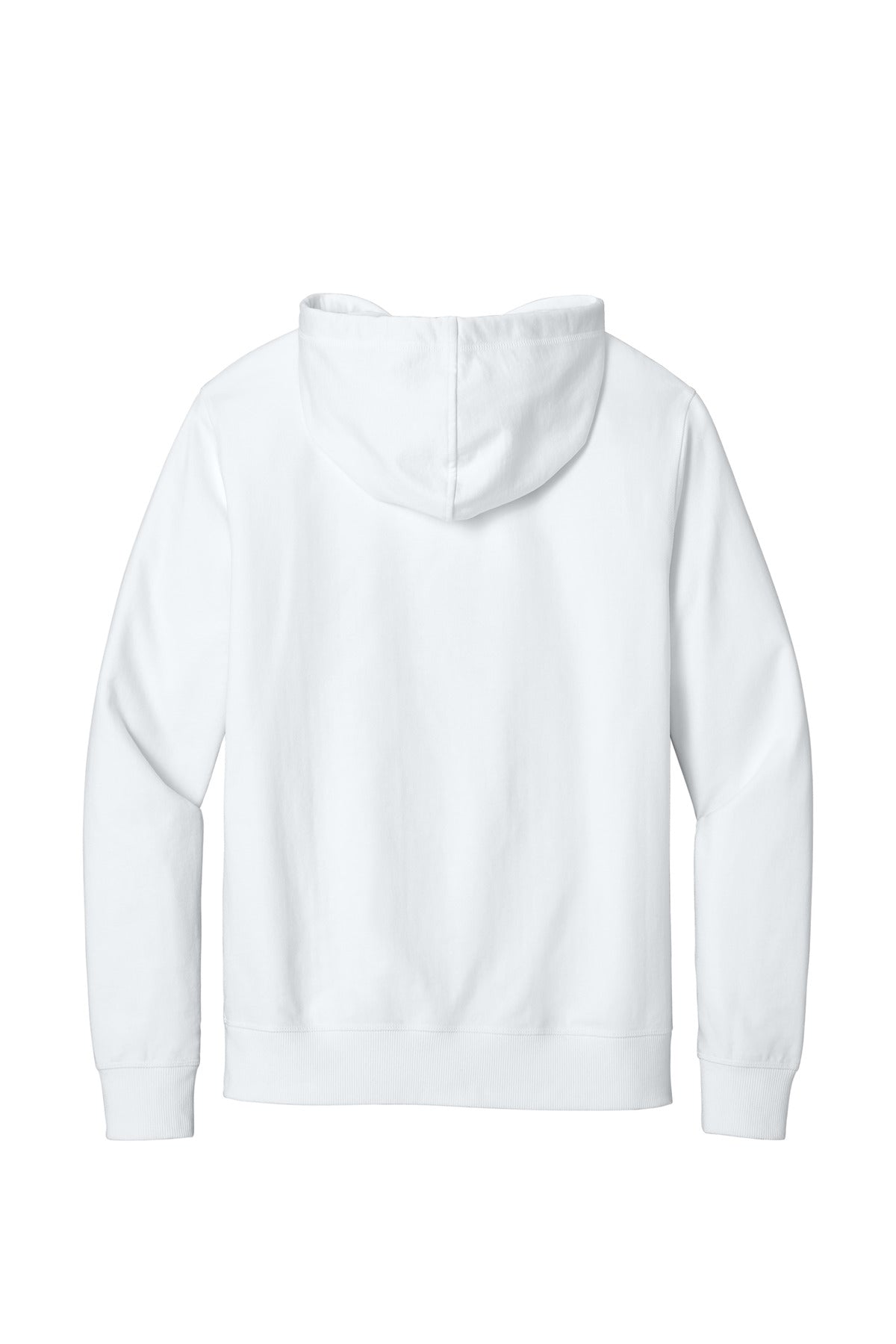 District Re-FleeceHoodie - White