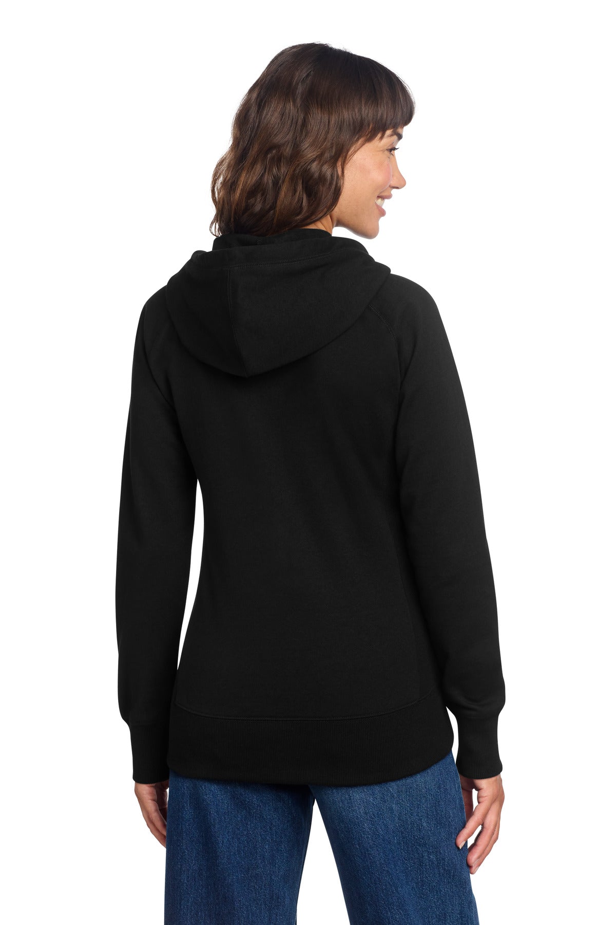 District Women's Re-Fleece Hoodie - Black