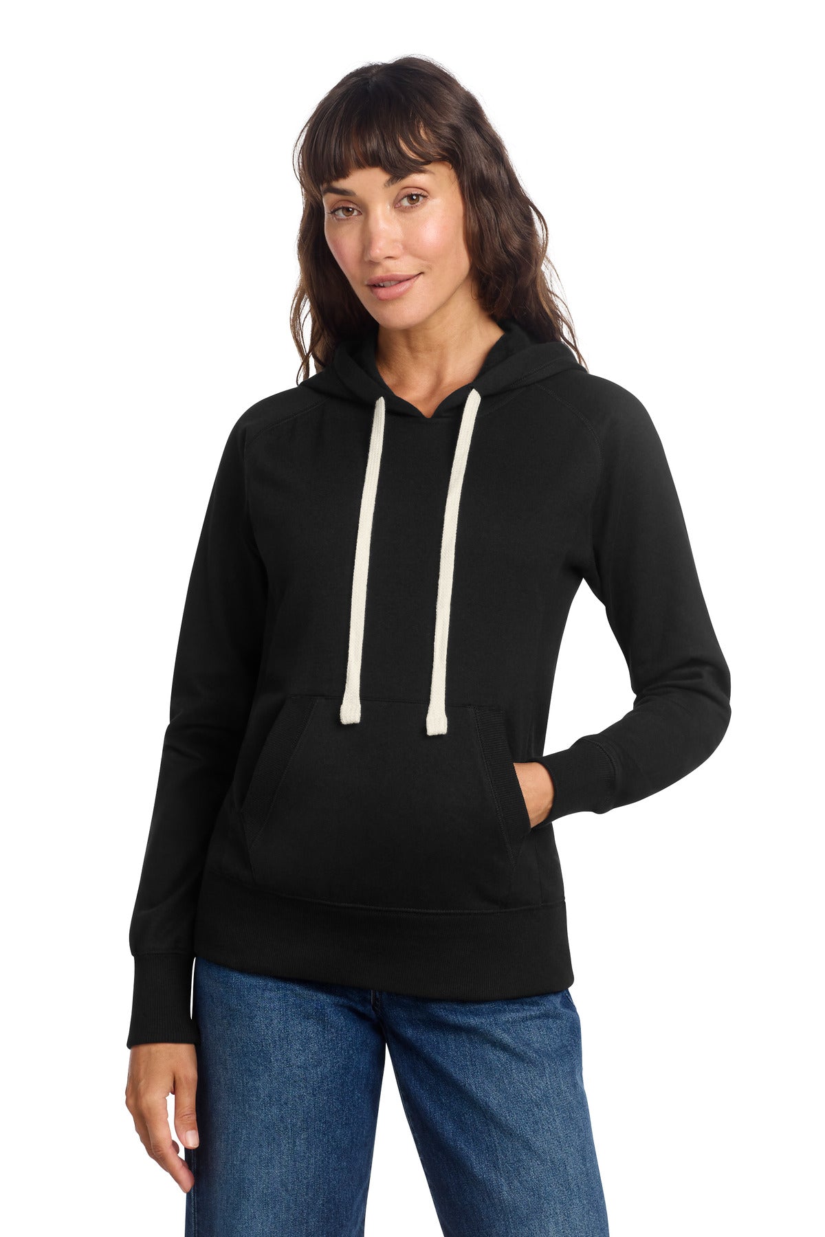 District Women's Re-Fleece Hoodie - Black