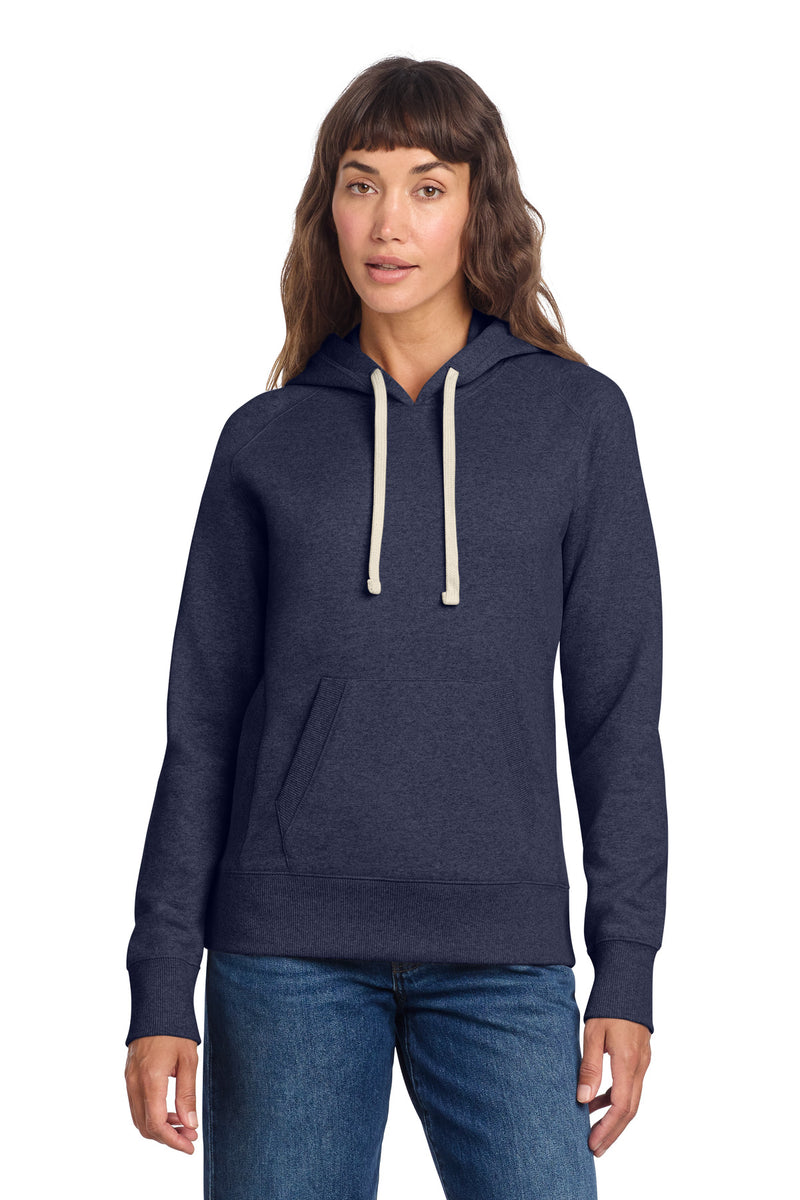 District Women's Re-Fleece Hoodie - Heathered Navy