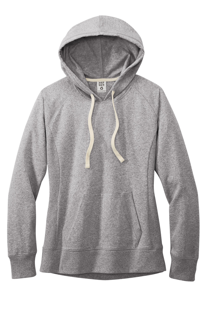 District Women's Re-Fleece Hoodie - Light Heather Grey