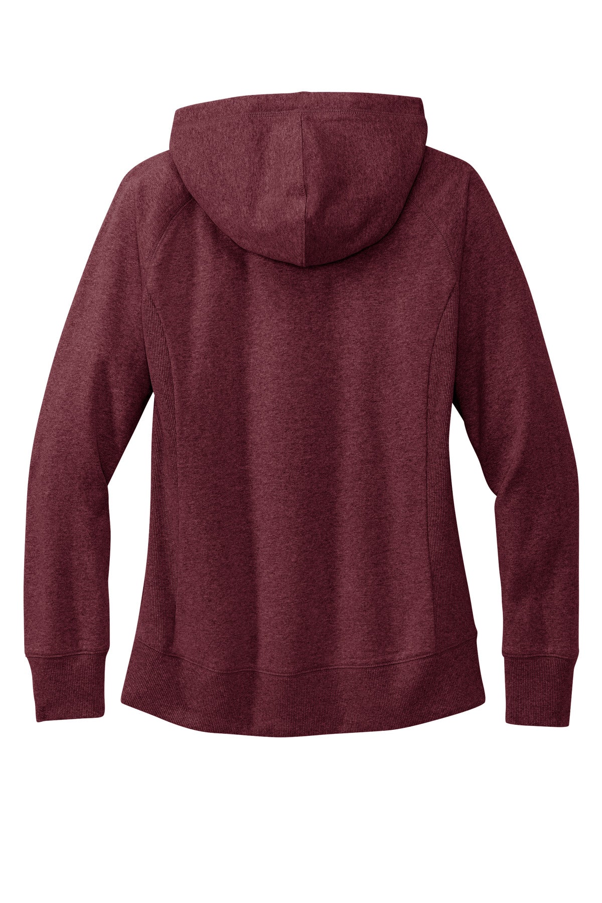 District Women's Re-Fleece Hoodie - Maroon Heather