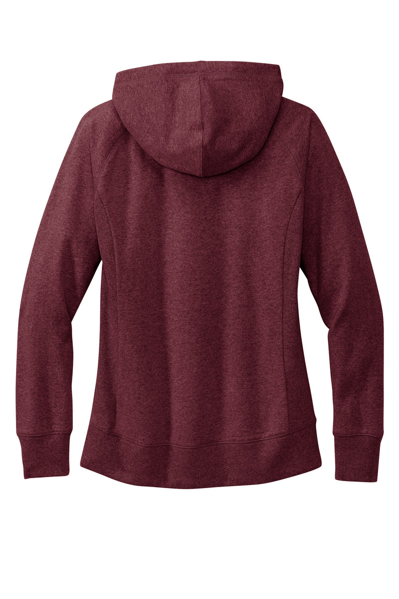 District Women's Re-Fleece Hoodie - Maroon Heather